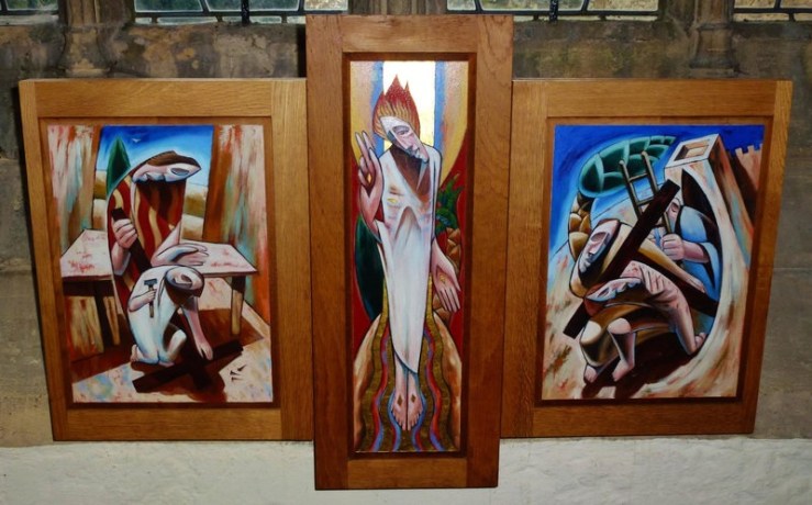 Wilcote altarpiece (closed)