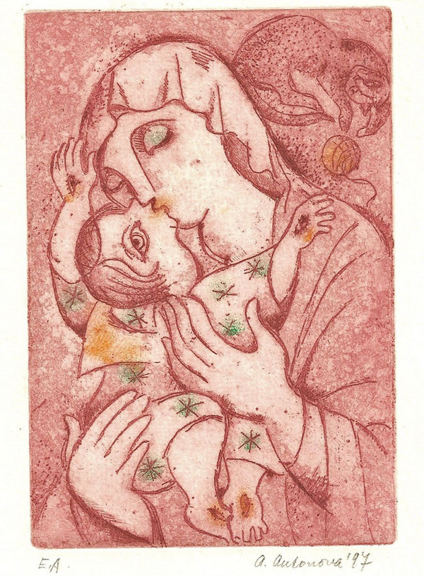 Madonna and Child by Alena Antonova