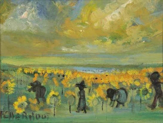 Harvesters by Frans Claerhout