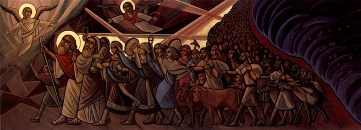 Passage through the Red Sea by Isaac Fanous