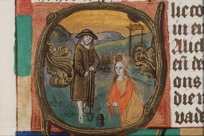 Jesus as Gardener (Book of Hours)