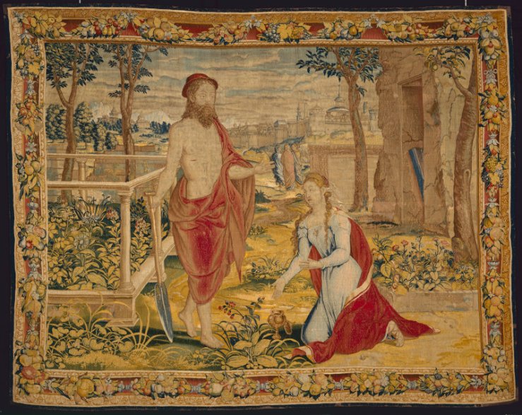 Jesus as Gardener tapestry