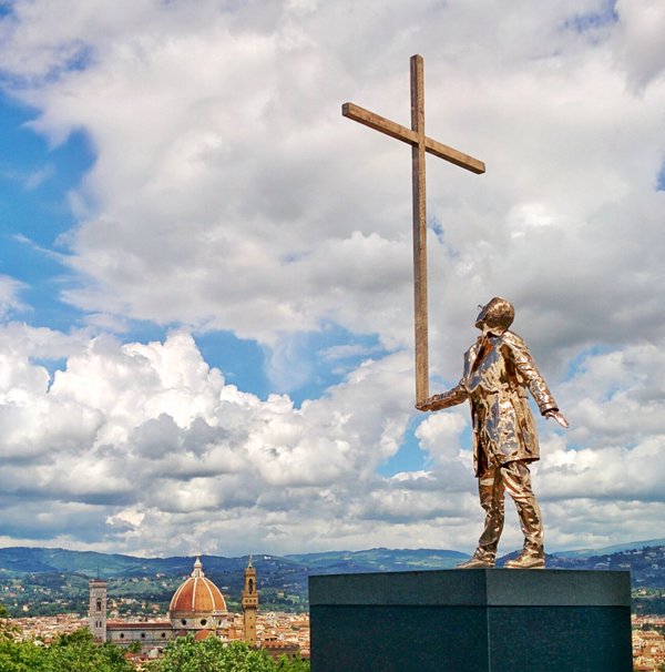 The Man Who Bears the Cross by Jan Fabre