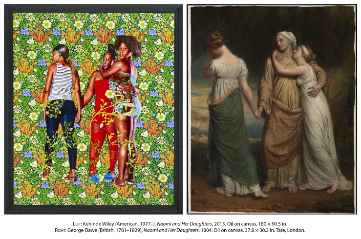 Naomi and Her Daughters by Kehinde Wiley