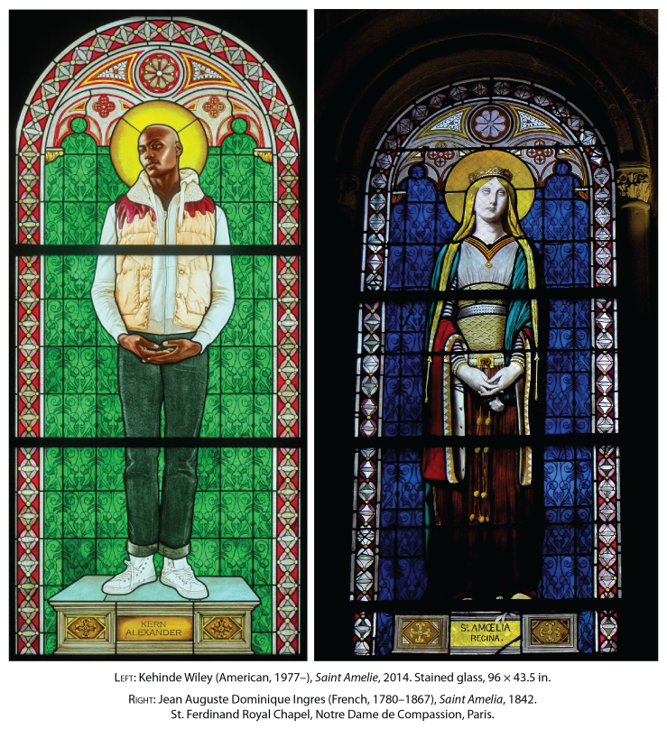 Saint Amelie by Kehinde Wiley