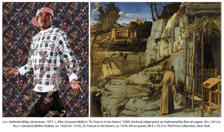 St. Francis in the Desert by Kehinde Wiley