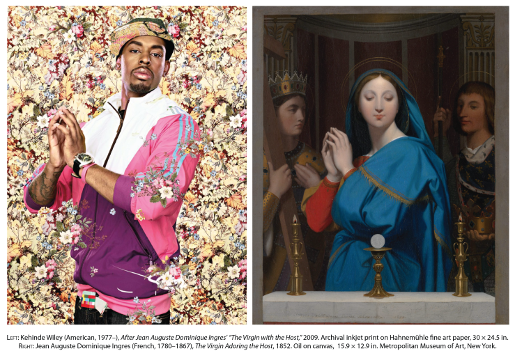 Virgin with the Host by Kehinde Wiley