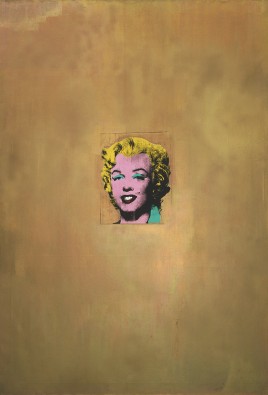 Gold Marilyn Monroe by Andy Warhol