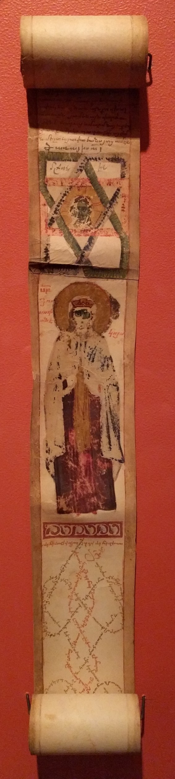 Armenian prayer scroll