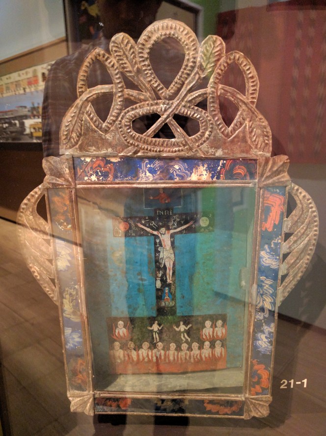 Tin retablo, Mexico, 19th century