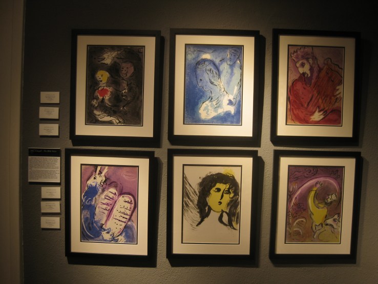 Bible lithographs by Marc Chagall