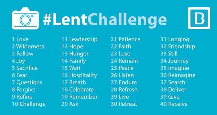 #LentChallenge