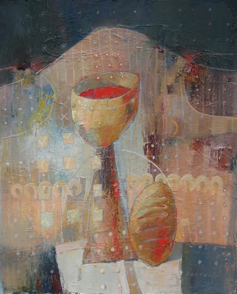 Wine and Bread by Alexander Antonyuk