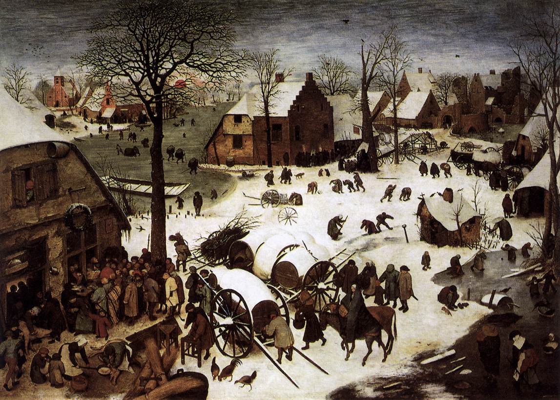 The Census at Bethlehem by Pieter Bruegel