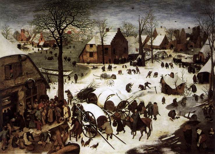 The Census at Bethlehem by Pieter Bruegel
