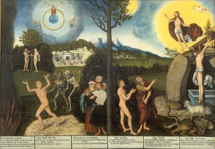 Law and Grace by Lucas Cranach the Elder