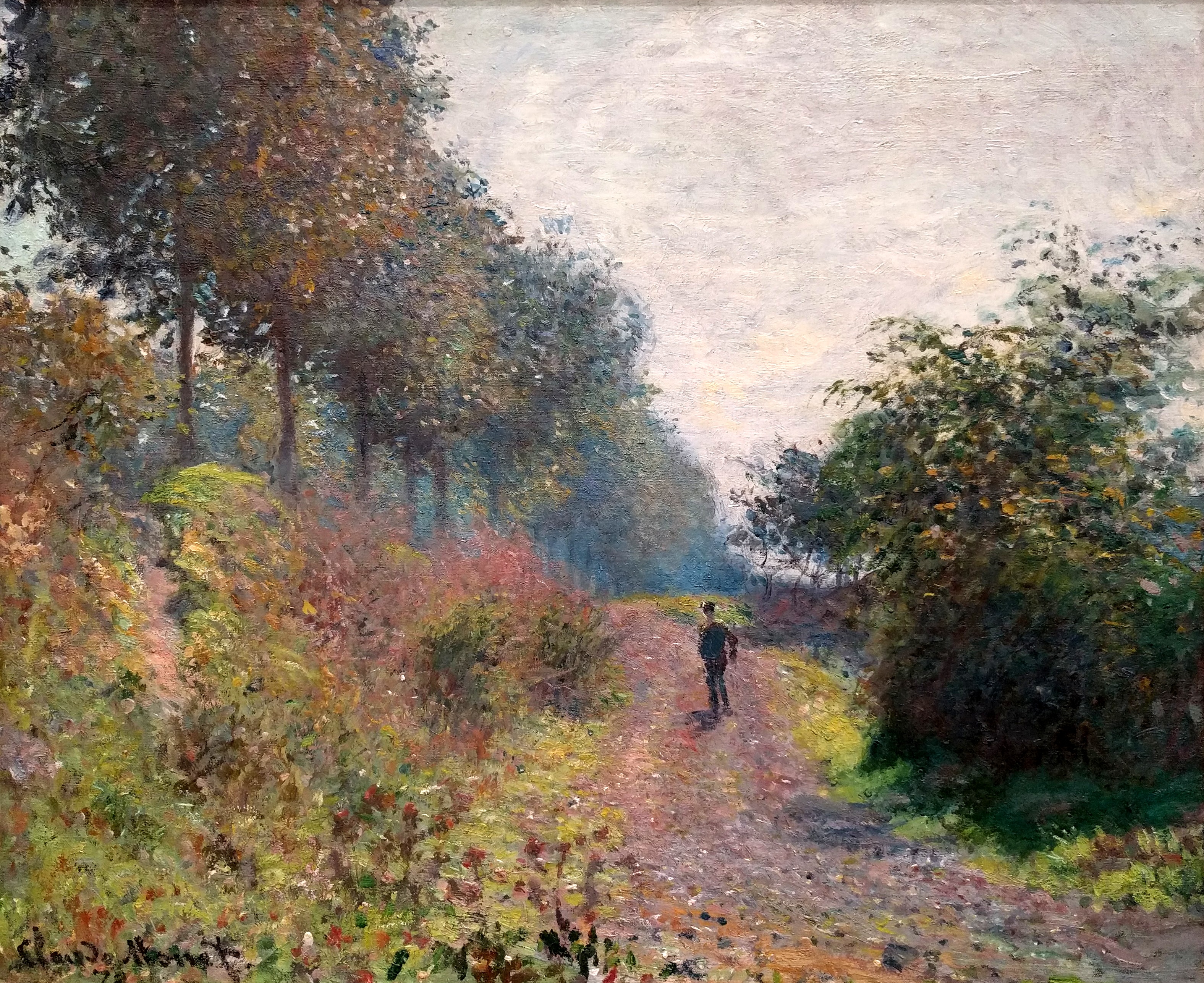 The Sheltered Path by Claude Monet