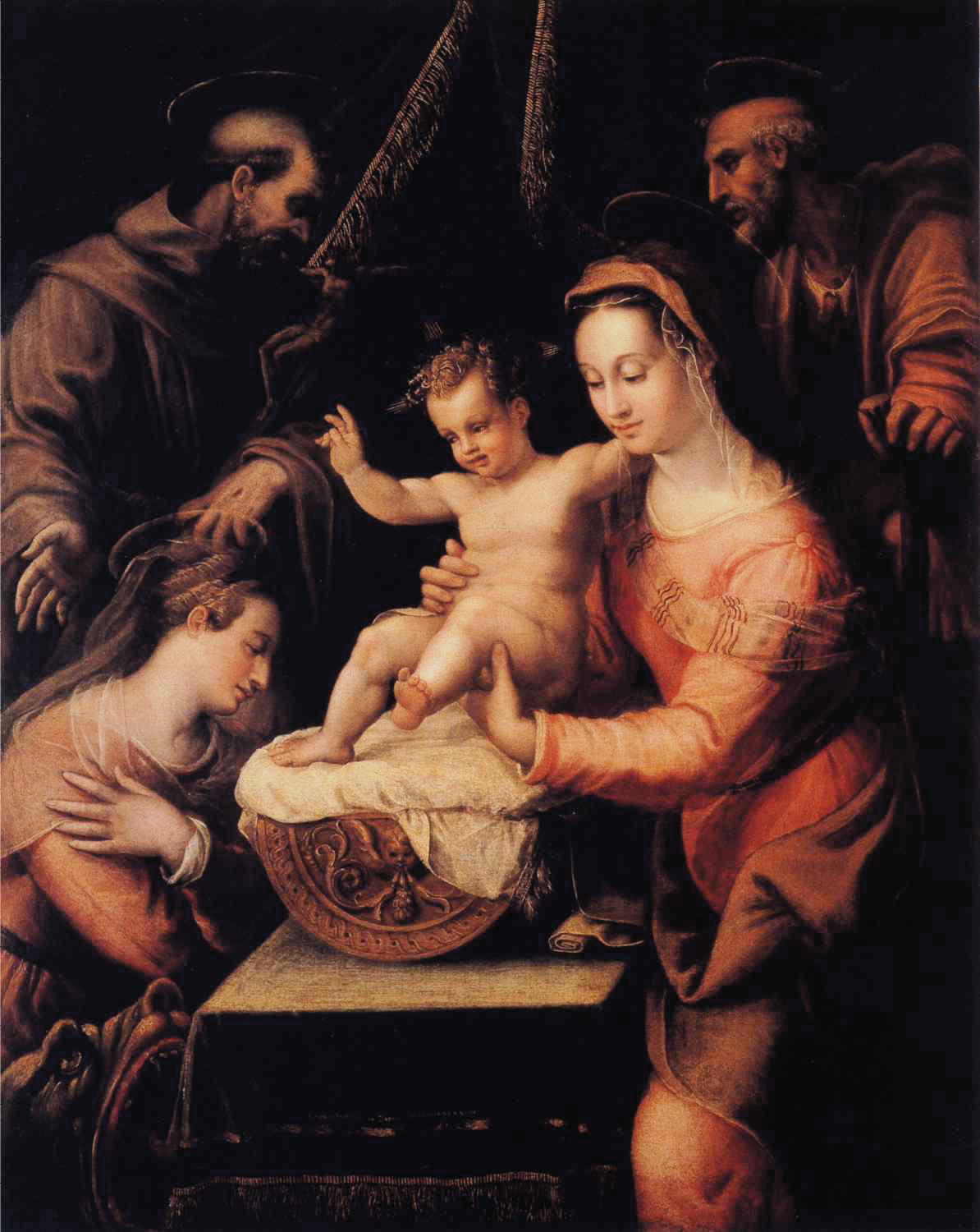 Holy Family with Saints by Lavinia Fontana