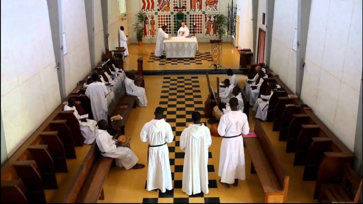 Mass at Keur Moussa Abbey in Senegal