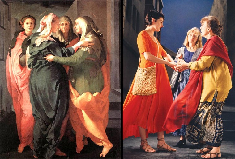 The Greeting by Bill Viola