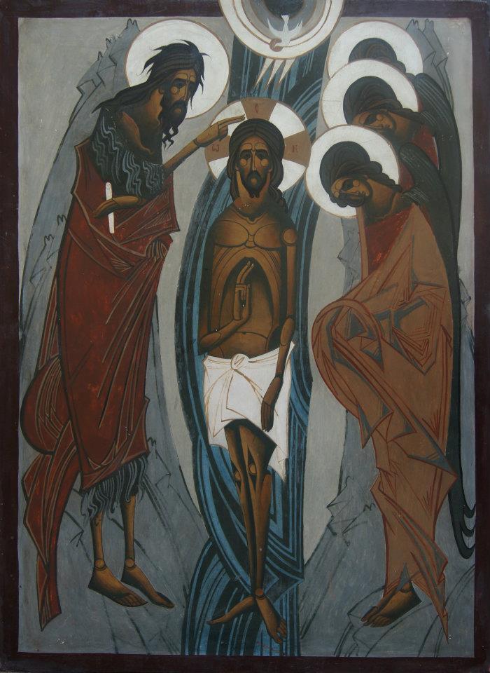 Baptism of Christ by Kristina Maximovich