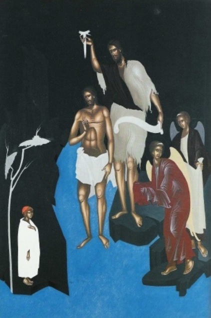 Baptism of Christ by Michalis Vasilakis