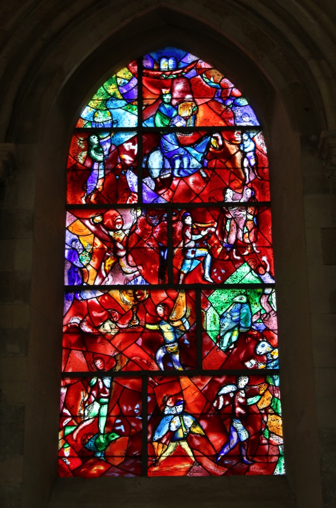 Psalm 150 window by Marc Chagall