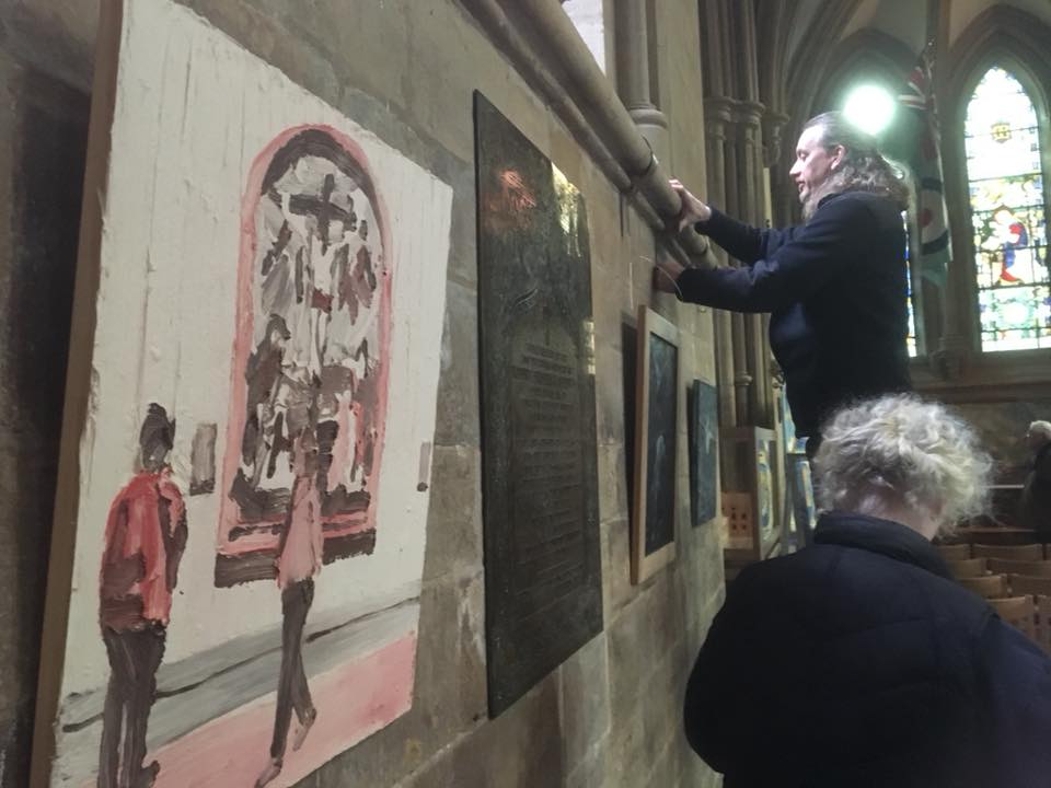 Crossings exhibition view