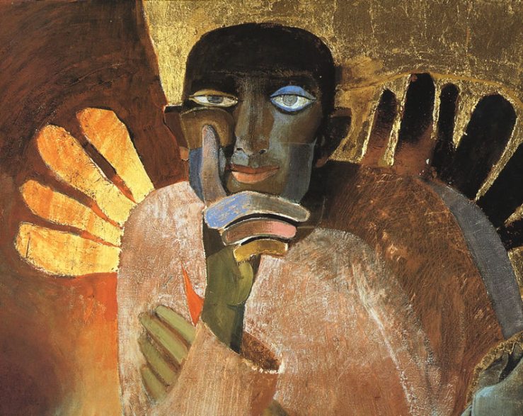 Arcabas_Jesus in the Tomb (detail)