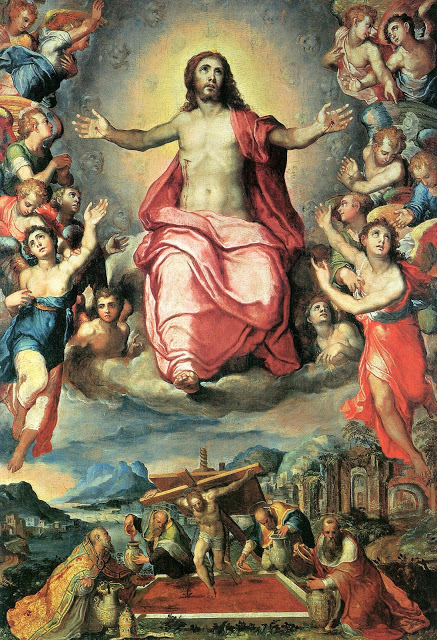 Christ in Glory above the Mystic Winepress