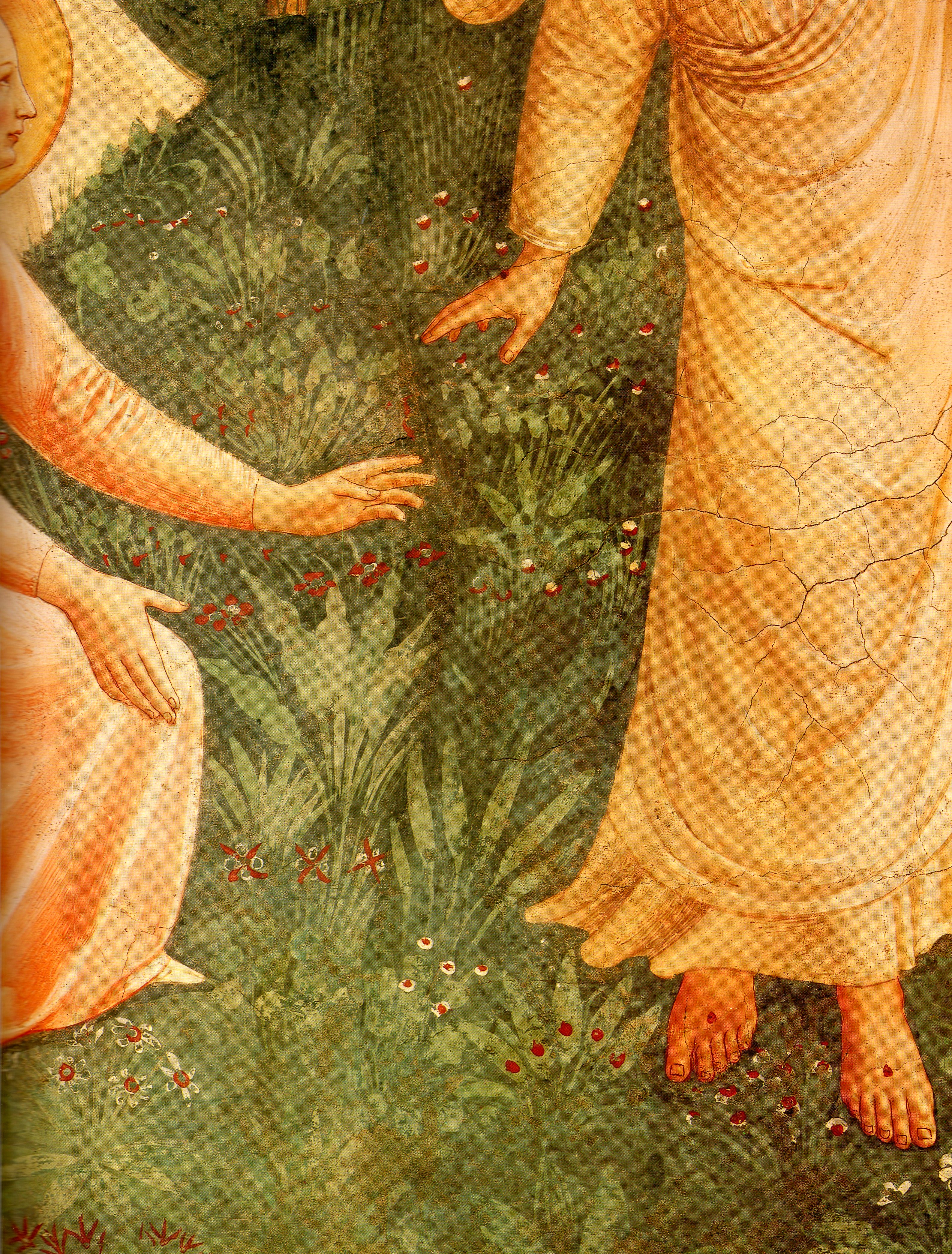 Noli me tangere (detail) by Fra Angelico