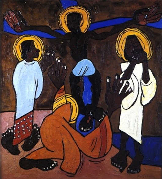 Jesus and the Three Marys by William H. Johnson