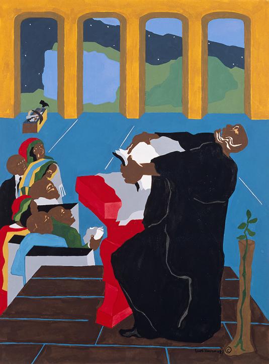 Sermon IV (God Created Day and Night) by Jacob Lawrence
