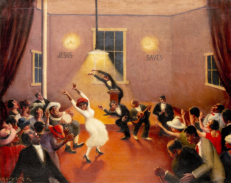 Tongues (Holy Rollers) by Archibald Motley Jr.