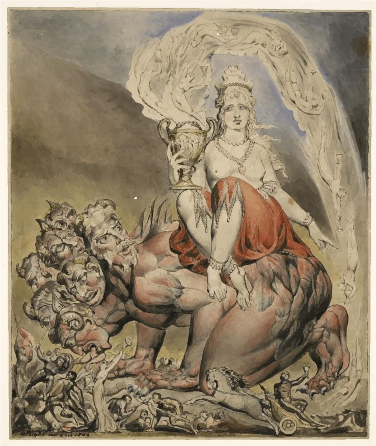 Whore of Babylon by William Blake
