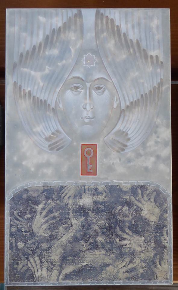 The Angel Locks Satan in the Abyss by Joanna Zabaglo