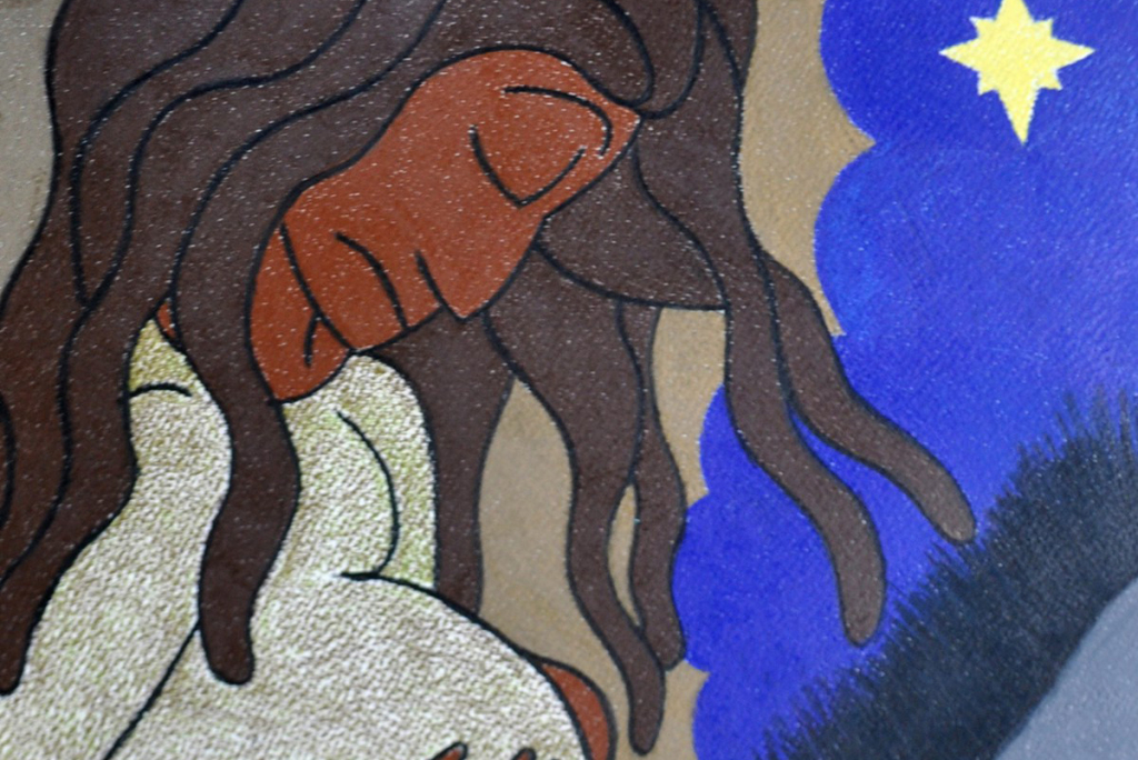 Life of Mary coloring page