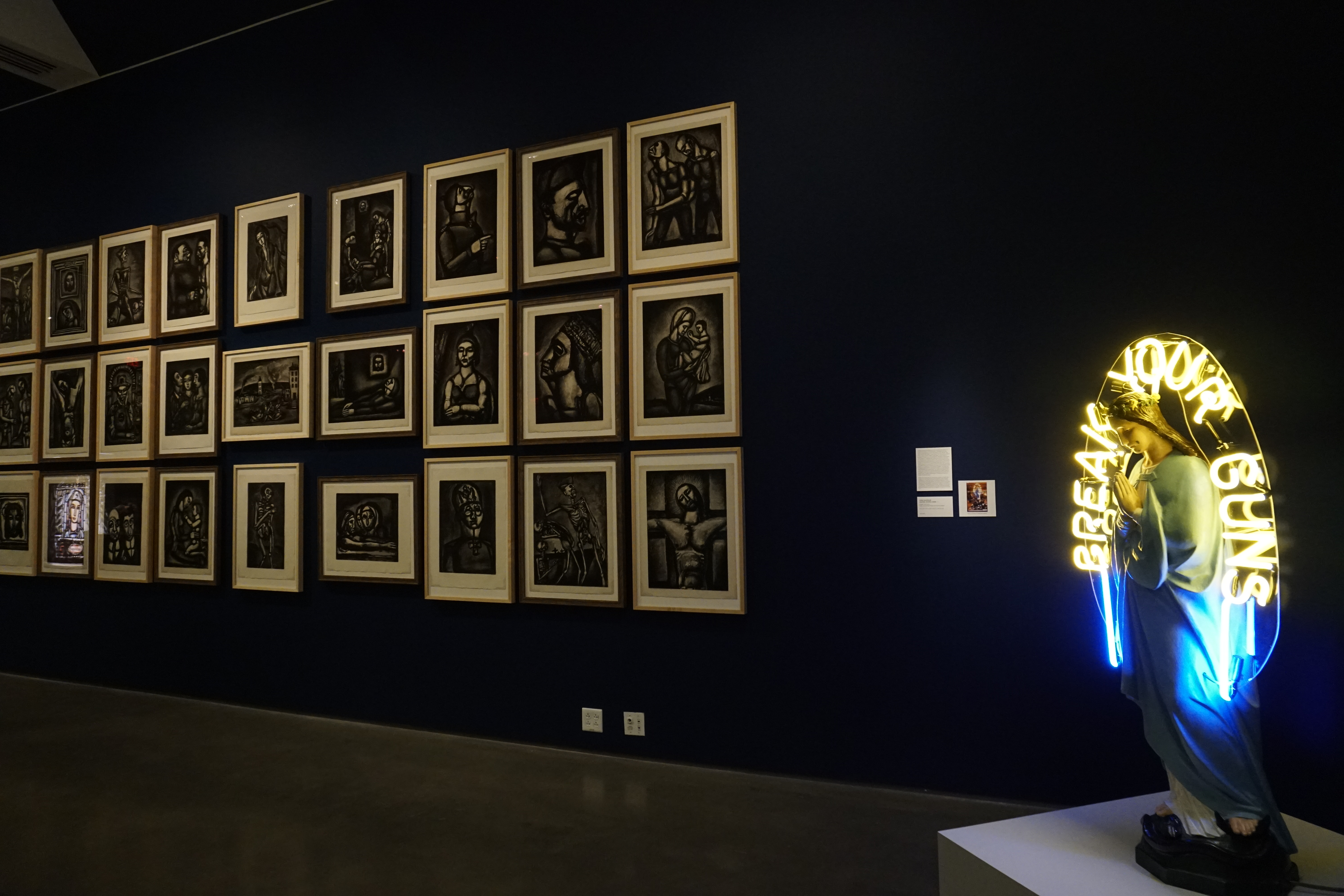 Wrestling the Angel installation view