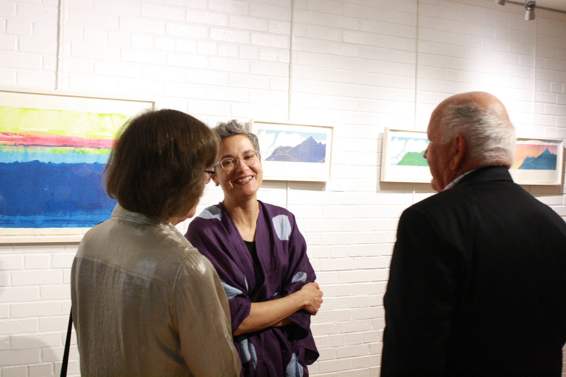 Attending exhibition (Julie Shelton Snyder)