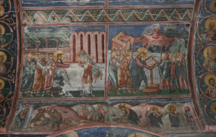 Good Samaritan fresco (Balkans)