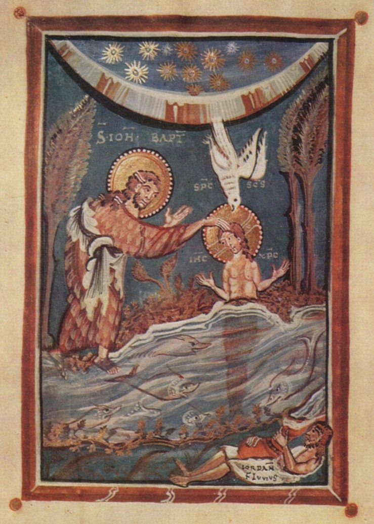 Baptism of Christ (Hitda Codex)