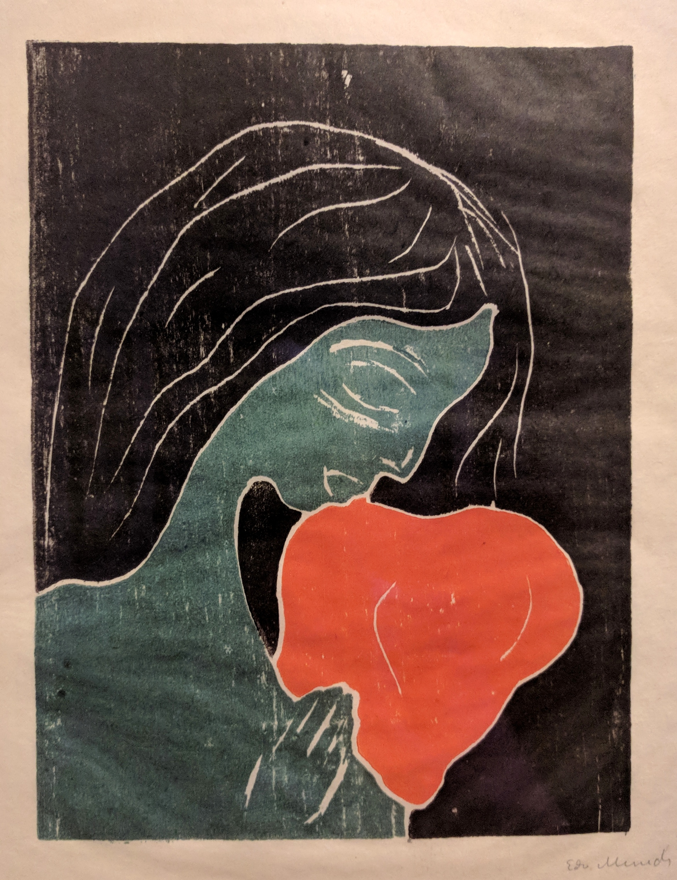 Girl with the Heart by Edvard Munch