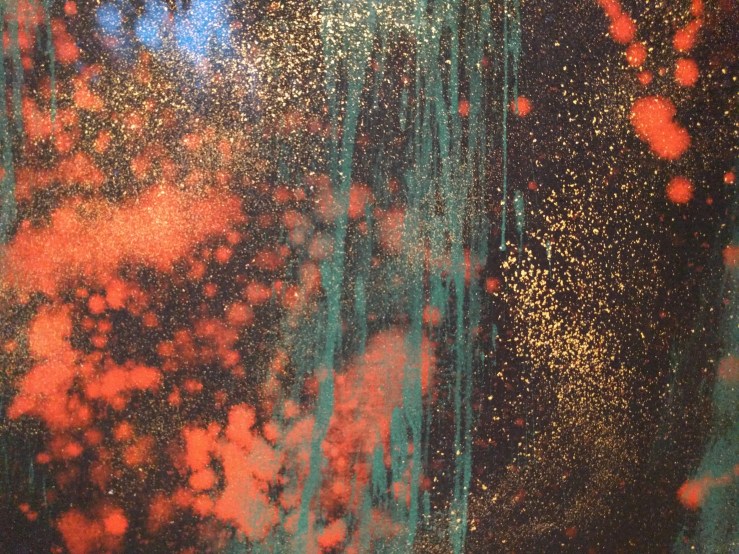 In the Beginning (detail) by Makoto Fujimura