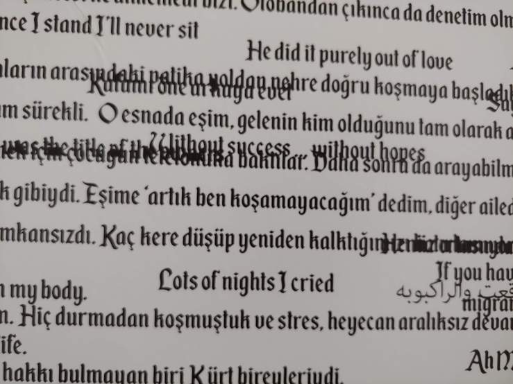 Guler Ates. "He did it purely out of love." "Lots of nights I cried."