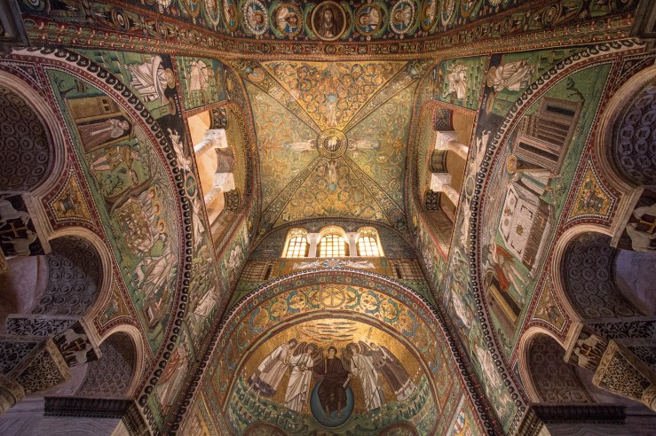 San Vitale mosaic ceiling