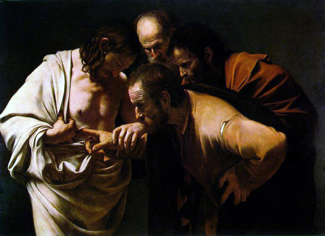 Caravaggio_Incredulity of Thomas