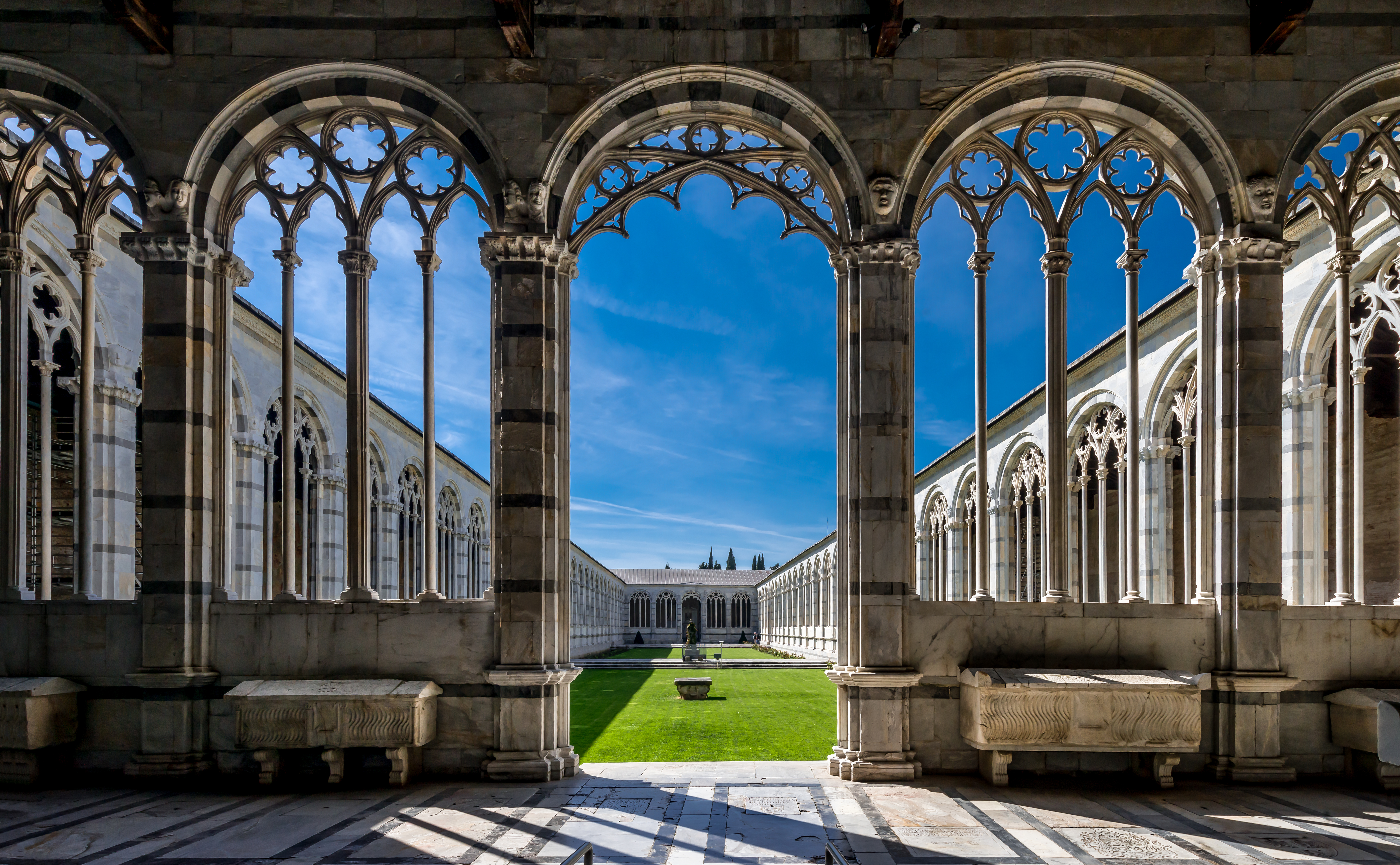 Camposanto Monumentale interior courtyard