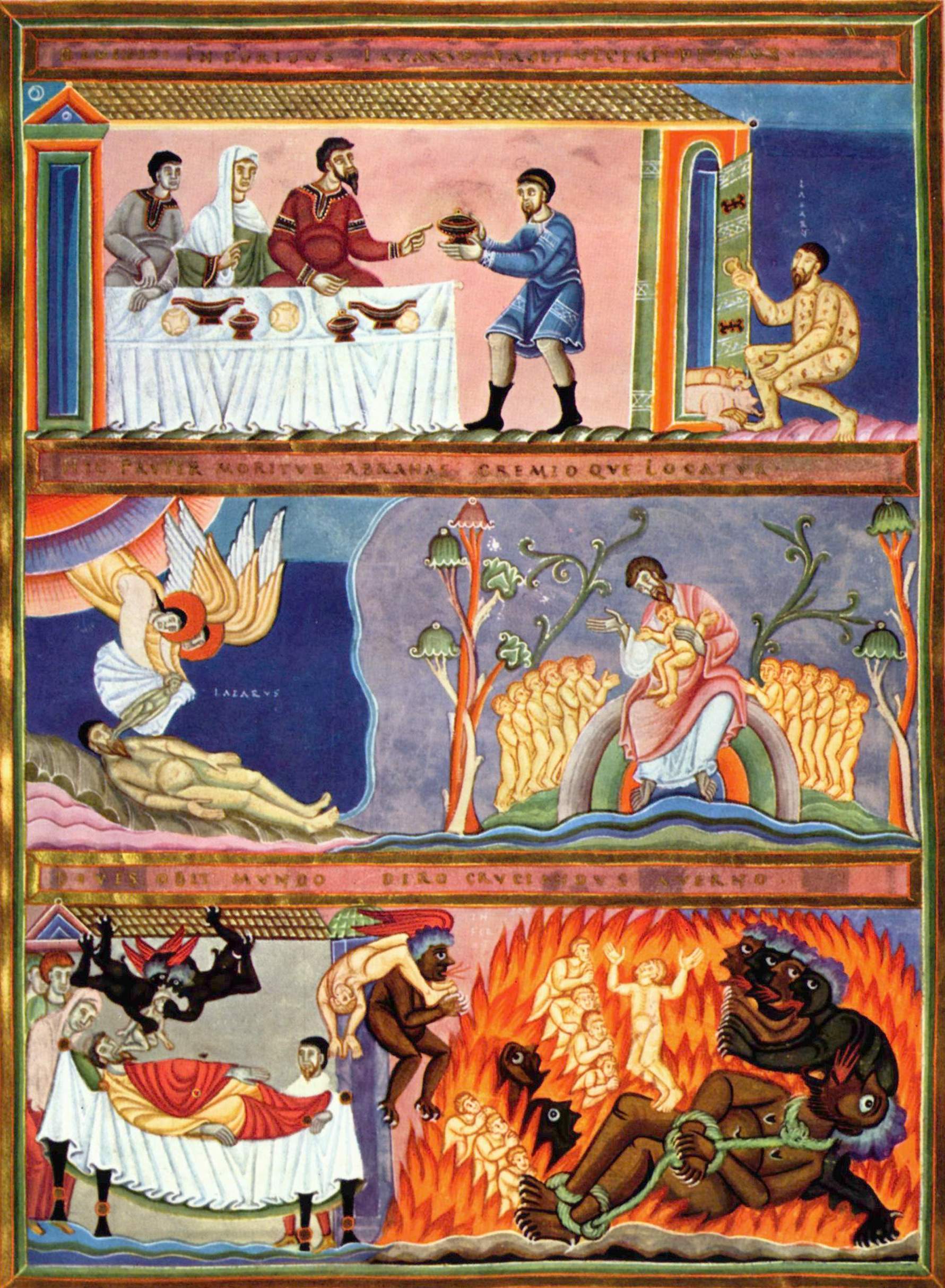 Lazarus and the Rich Man (11th cent.)