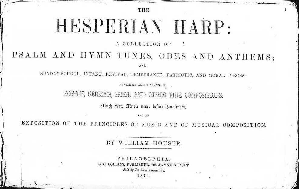 Hesperian Harp title page