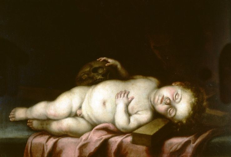 Murillo, Bartolome Esteban_The Infant Christ asleep on the cross